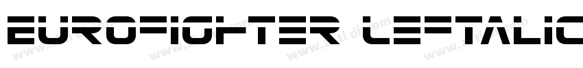 Eurofighter Leftalic字体转换
